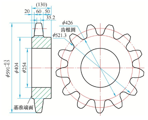 【兆恒機(jī)械】滲碳齒部有嚴(yán)重的貫穿型裂紋，何原因？